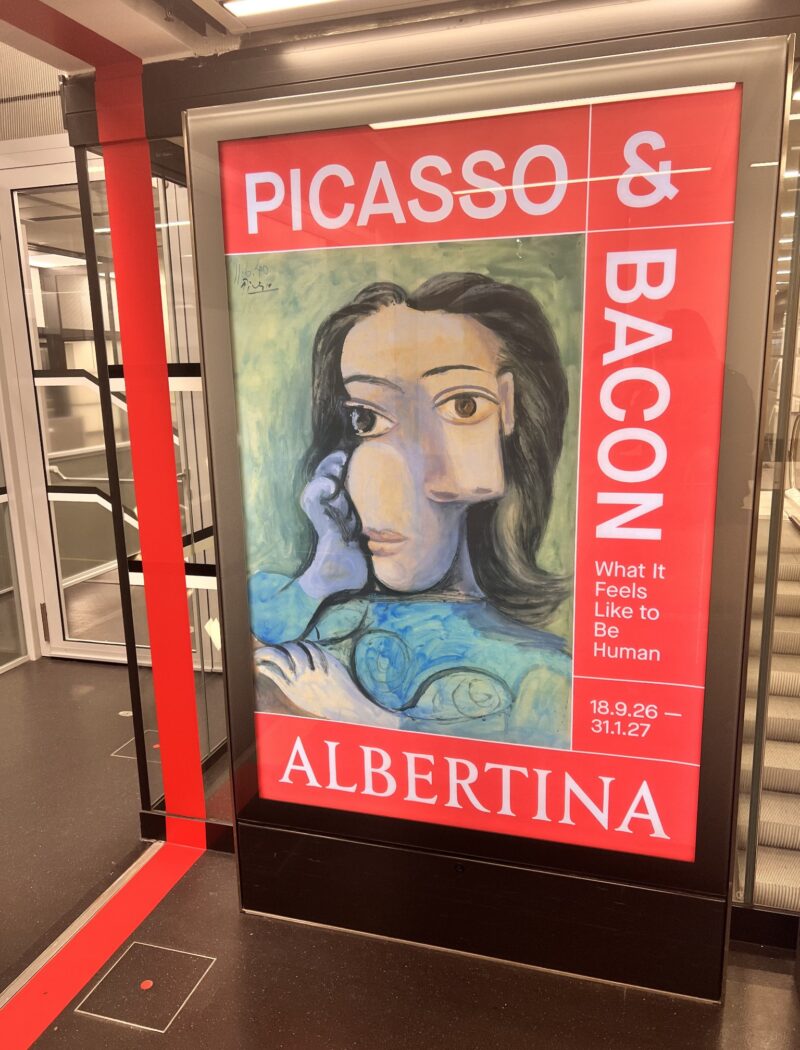 Schloss Krumbach International School IB Visual Arts students at the Picasso and Bacon exhibition at Vienna's Albertina Museum.